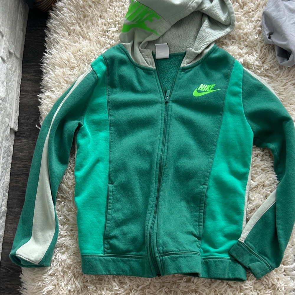 Nike womens Green Hoodie